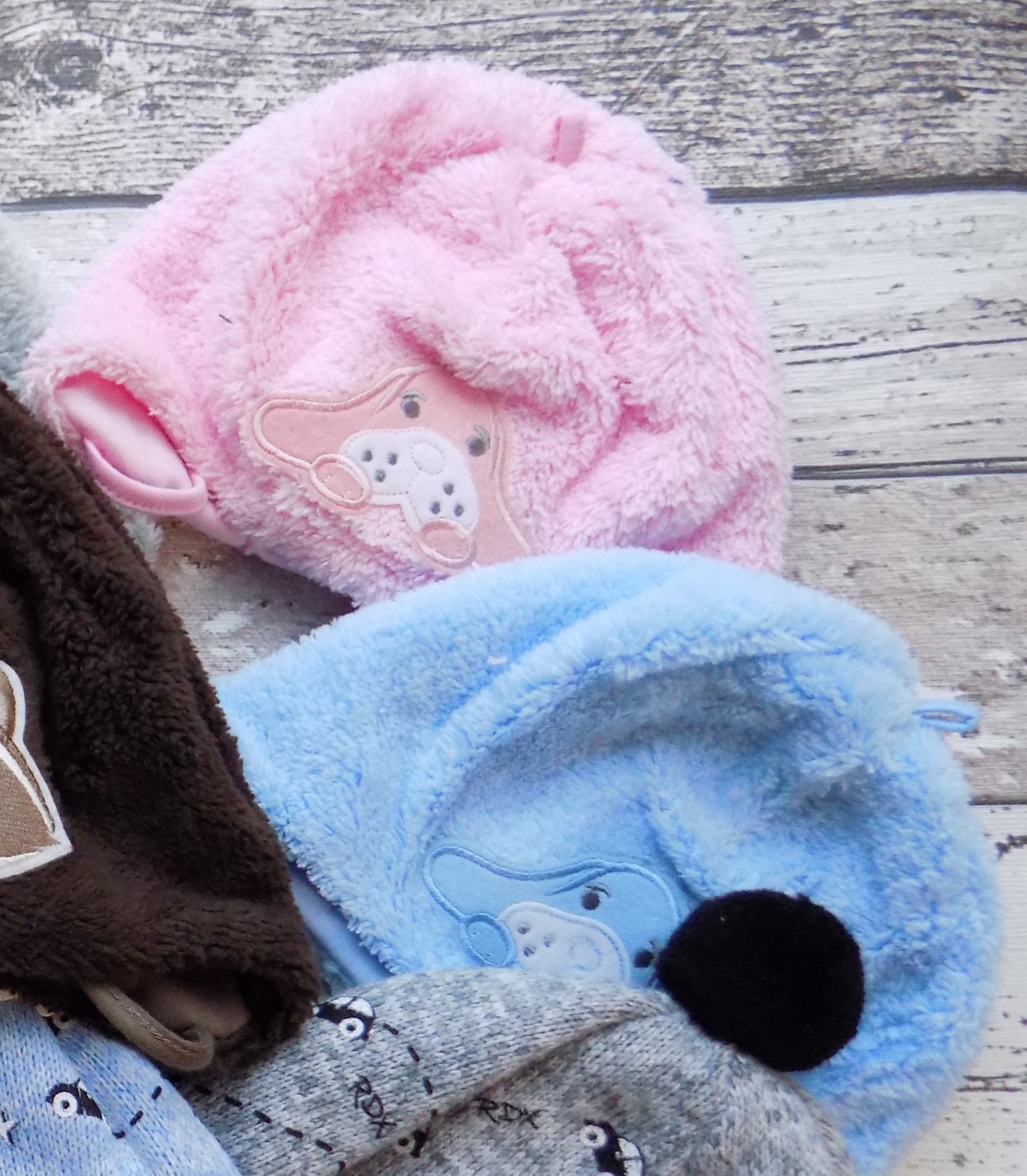 Zimní čepice kojenecká RDX pejsek - modrá