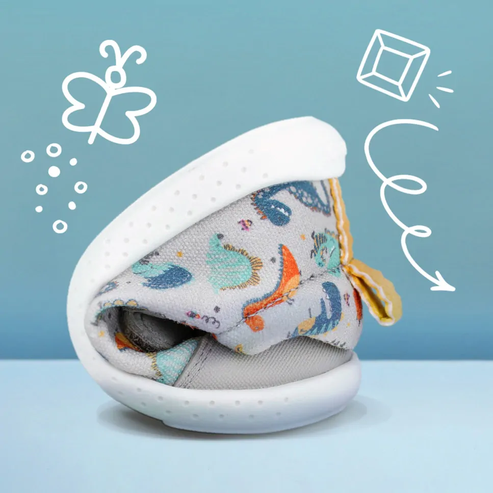 Teniska barefoot GARVALÍN  242349-B - GRIS 