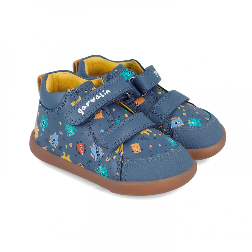 Celoroční barefoot obuv GARVALÍN  241308-A556 petrol 