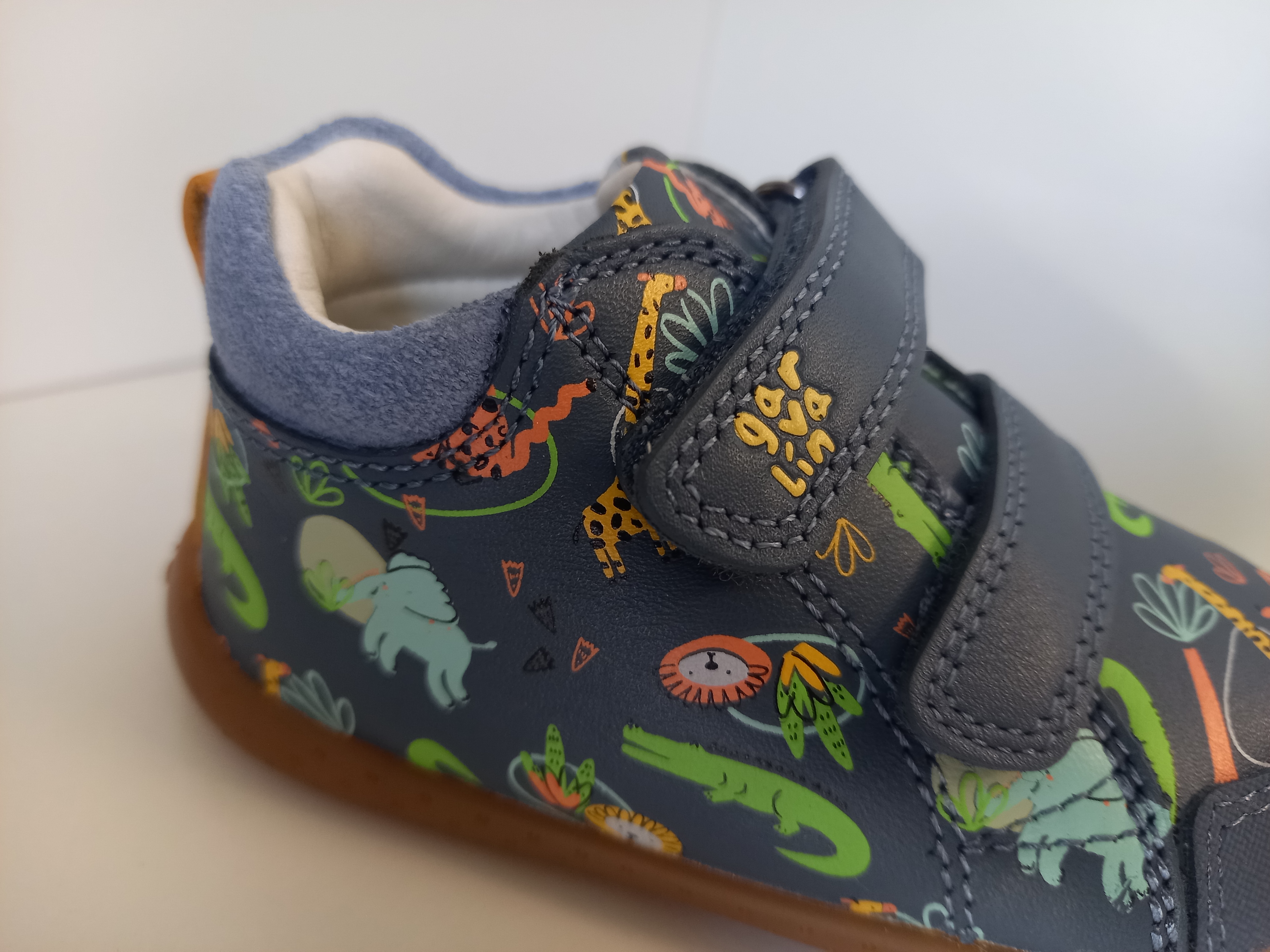 Garvalín - celoroční barefoot obuv 251312-A556 petrol 