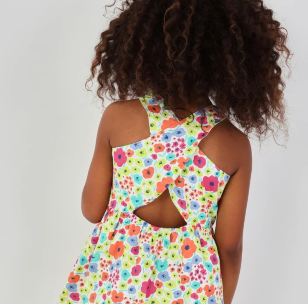 Šaty Boboli 313041/9801 barevné květy 