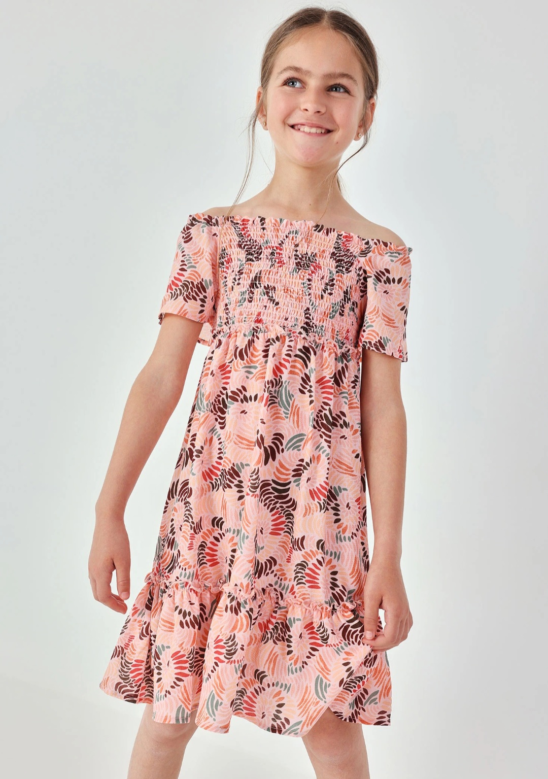 Šaty Boboli 433066/9845 oranžová