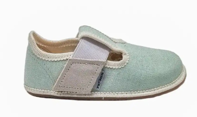 PEGRES barefoot papučky SBF 06U mint