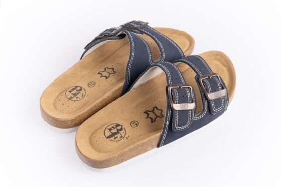 BF Pantofle BY-213-17-99 modrá-navy