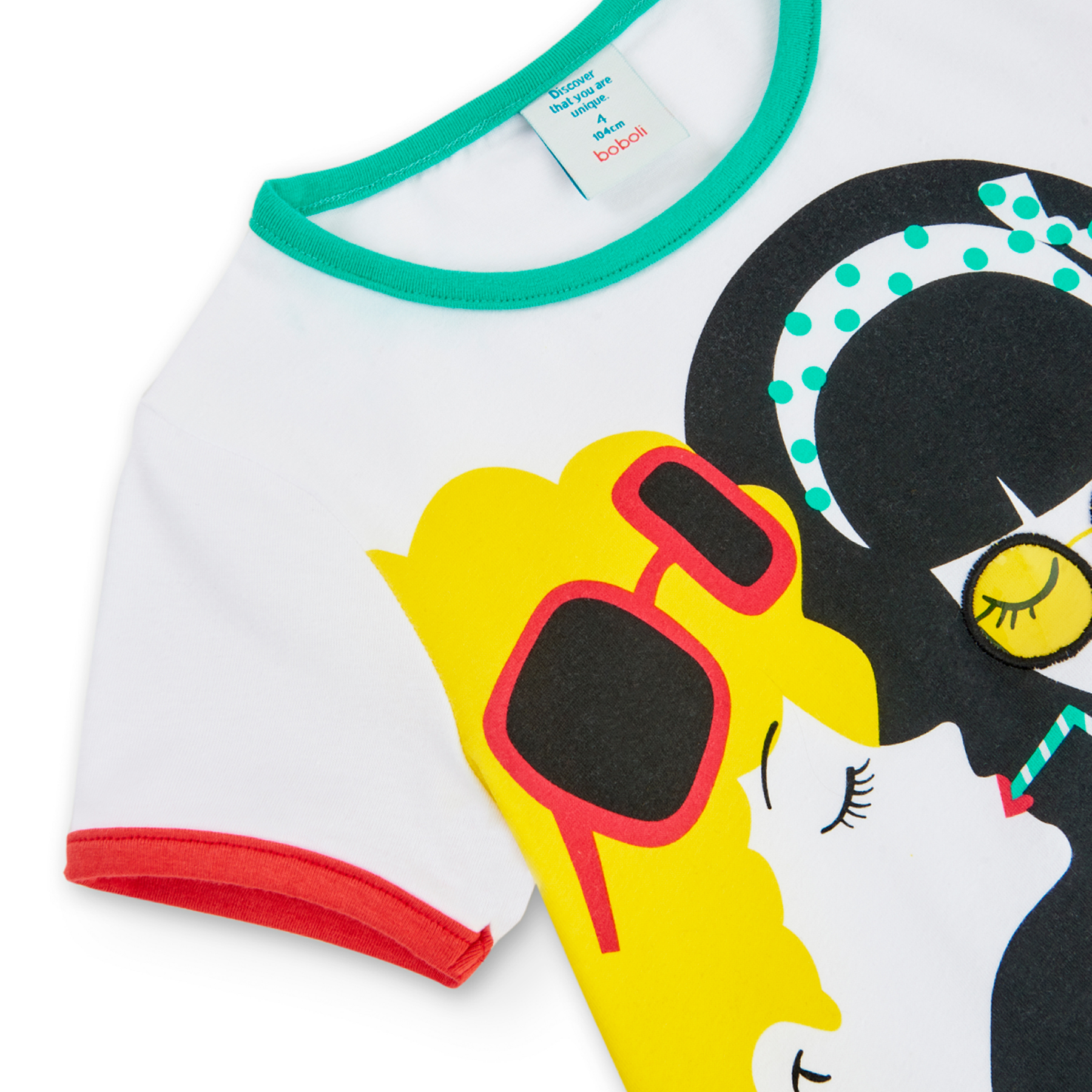 Triko boboli 456016/110 bílá/mix