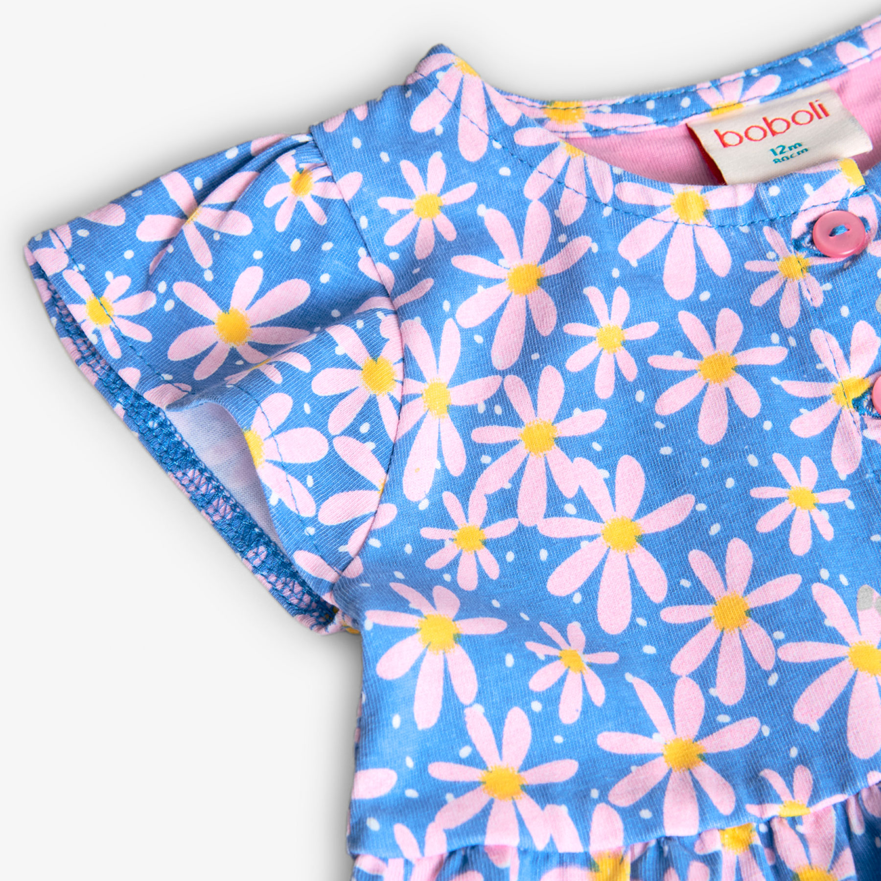 Šaty Boboli 211082/9634 růžové květy