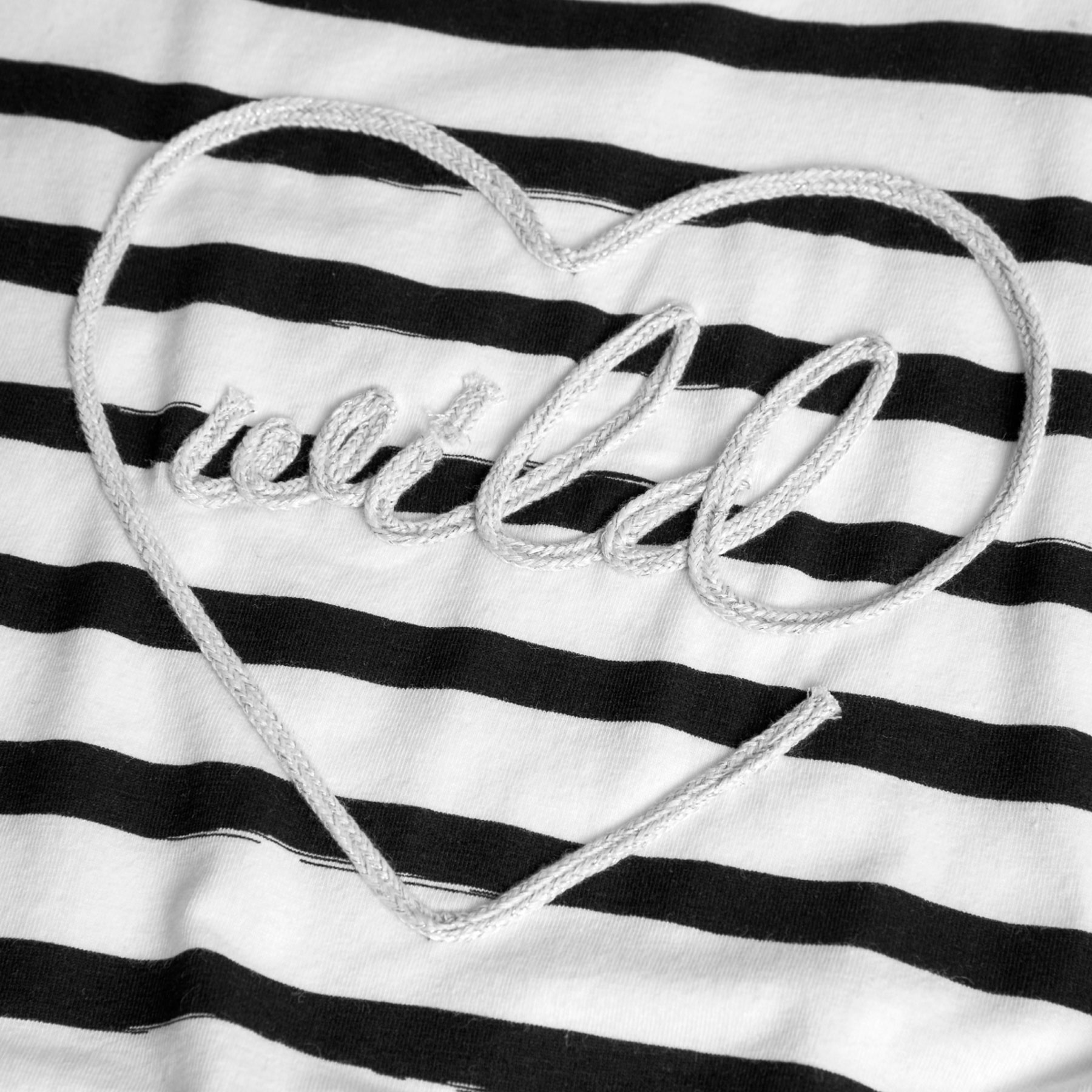 Šaty Boboli 441111/9612 černobílé 