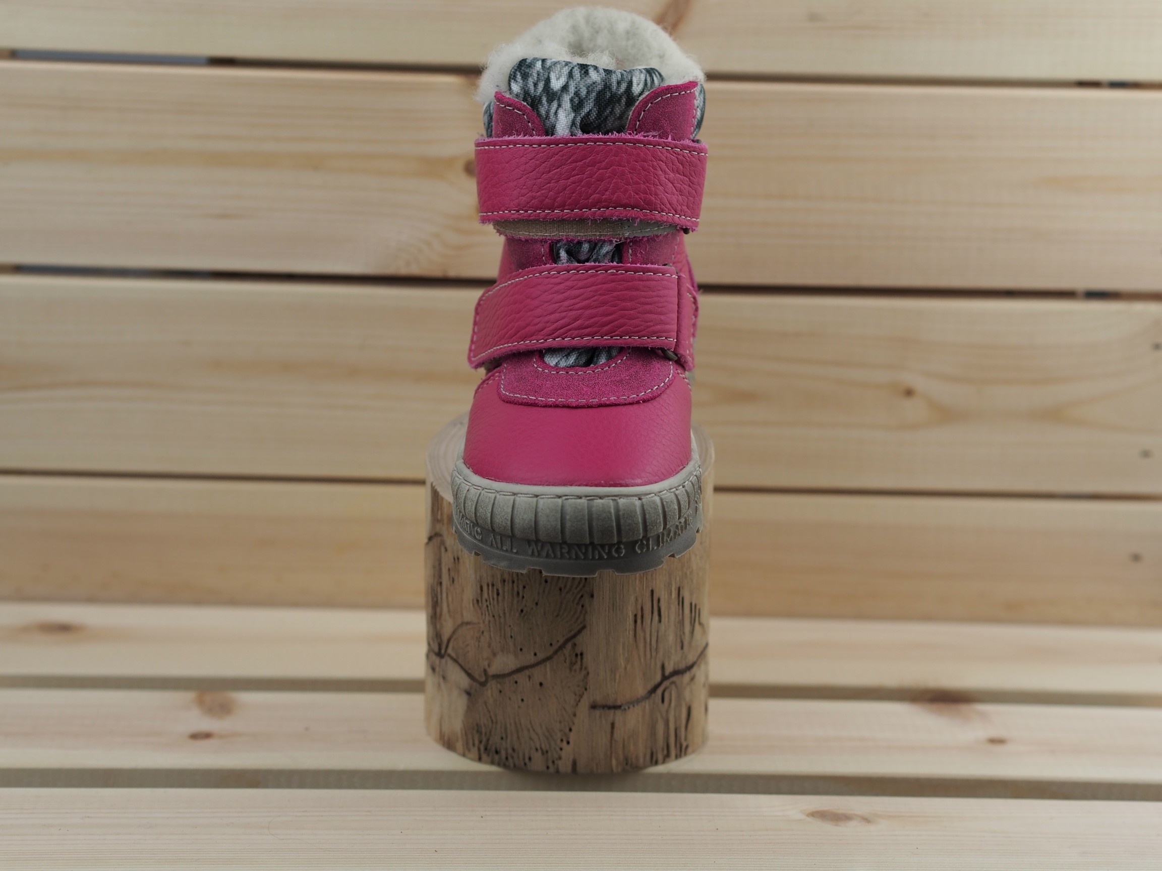 Zimní boty Pegres 01702,02 růžová vel.31-35