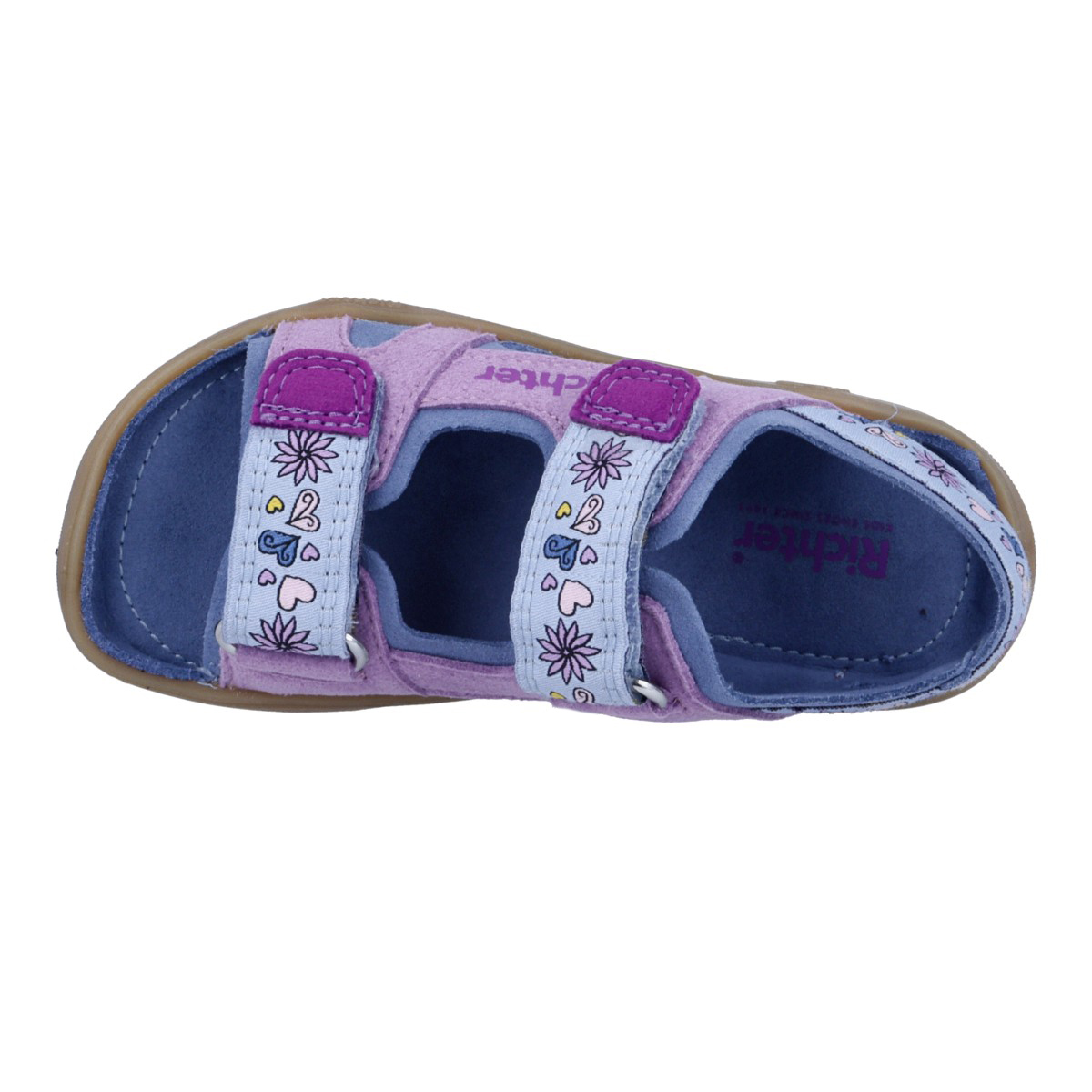 Richter - barefoot sandály 0851 3291 1211 cameo/pink/flieder