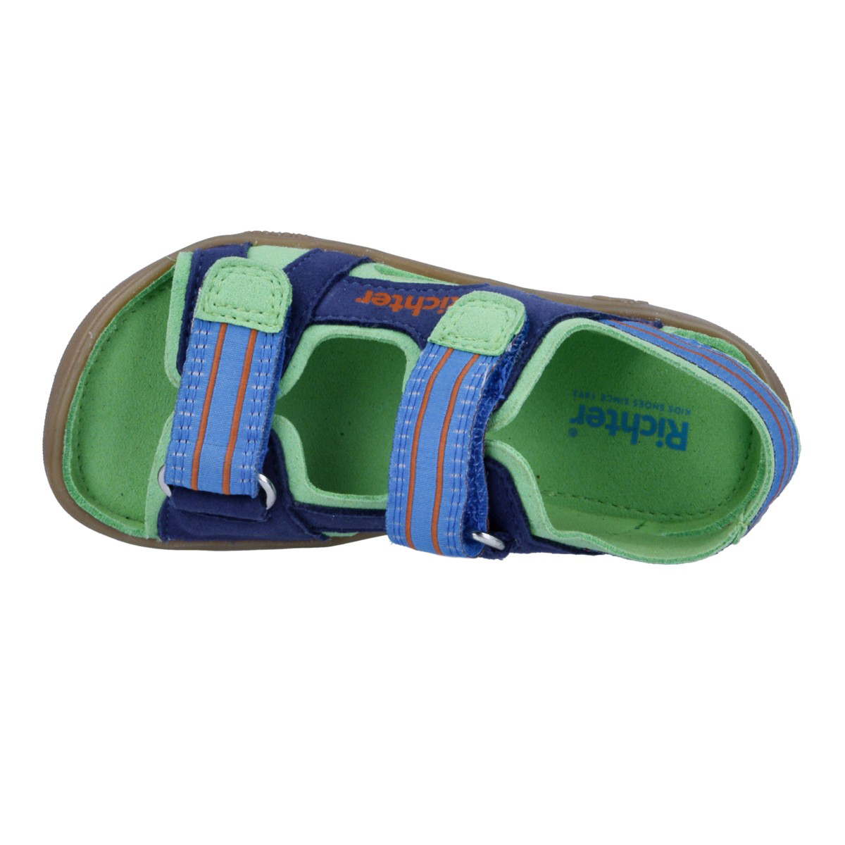 Richter - barefoot sandály 0851 3292 6821 nautical/apple/tange 