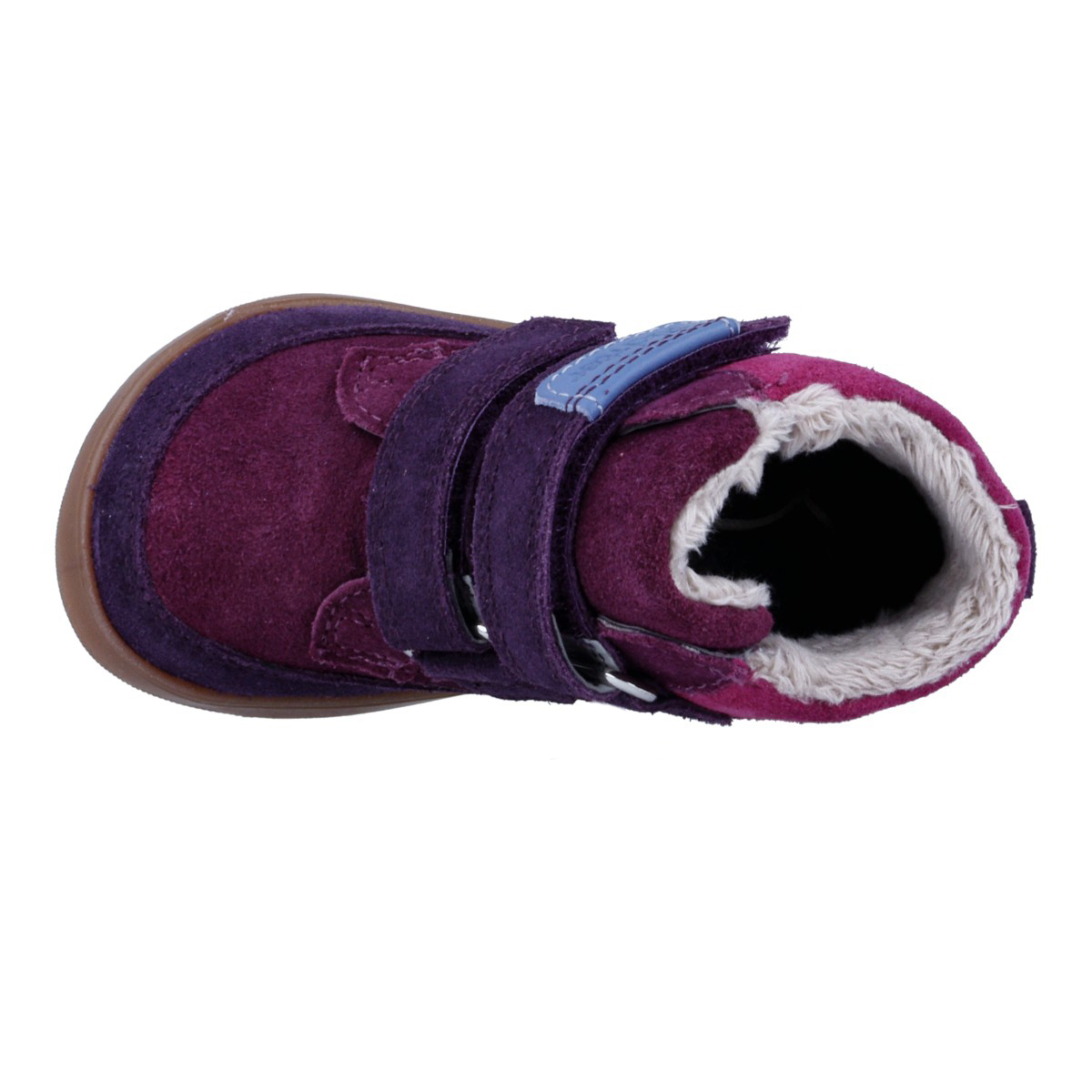 Richter - zimní barefoot obuv 0756 4211 7711 - aubergi/lady/ber/inf
