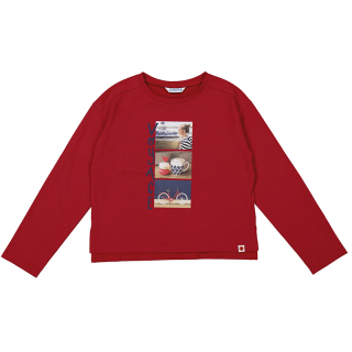 Triko s dlouhým rukávem - Mayoral 7049-68 rojo