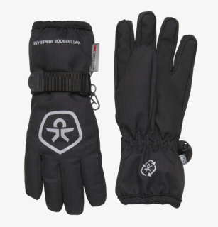 Lyžařské rukavice Color kids Savoy gloves 741933 - černá 140