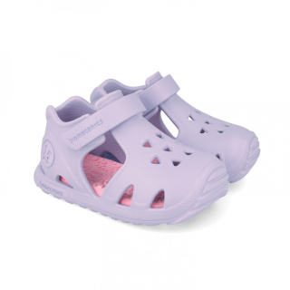 BIOMECANICS - plážové sandály 252290-E164 lila