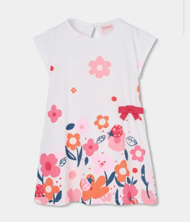 Šaty Boboli 323143/1100 bílá louka 