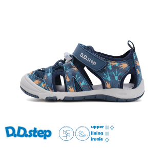 D.D.step sandály G065-61146AM royal blue 