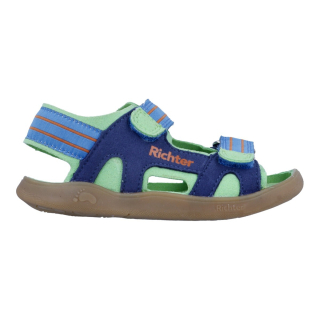 Richter - barefoot sandály 0851 3292 6821 nautical/apple/tange 