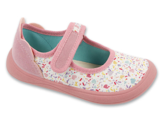 Domácí barefoot obuv BEFADO 143YX004 bílá